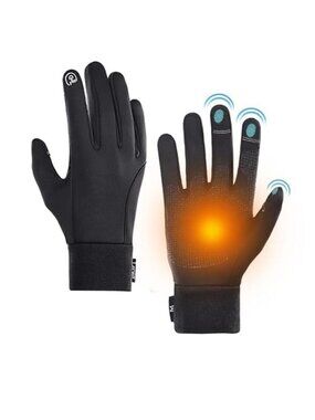 Mens Winter Gloves Touchscreen Waterproof Windproof Thermal Cycling Gloves